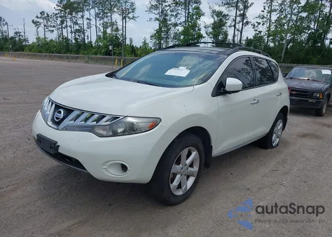2010 Nissan Murano Sl z USA, uszkodzony, nr VIN JN8AZ1MU2AW007919